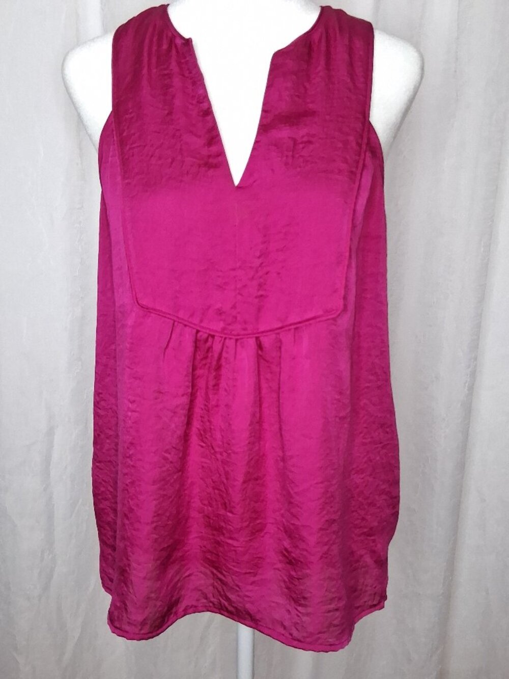 Maeve by Anthropologie Weekend Getaway Fushia Pink Blouse